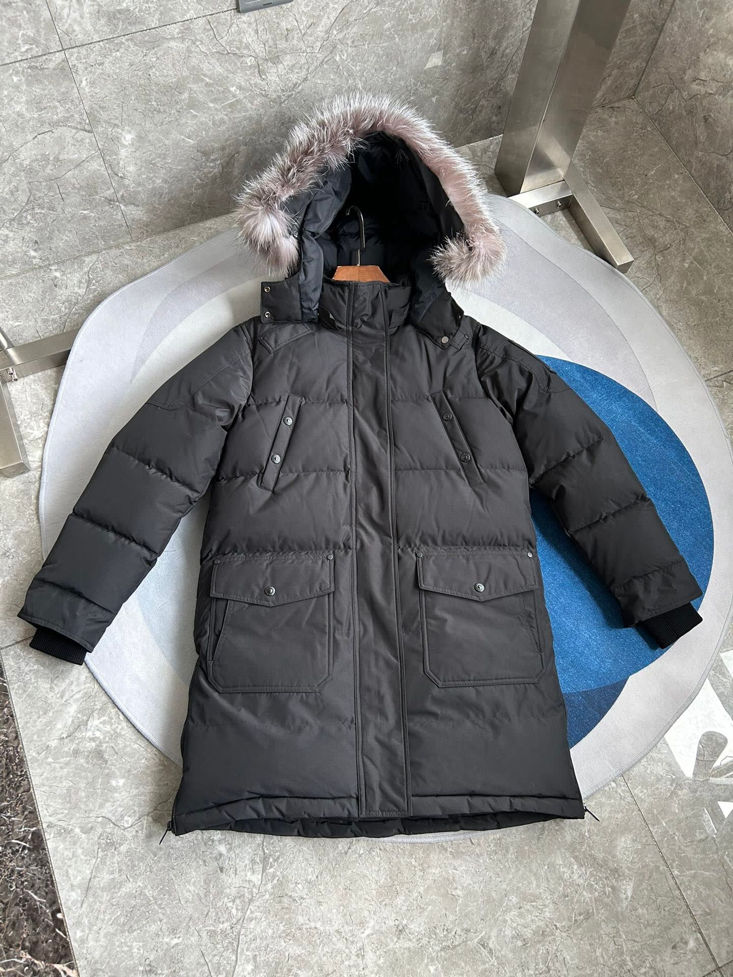Moose Knuckles Fur Hood Long Down Parka Moose Knuckles Fur Hood Long Down Parka